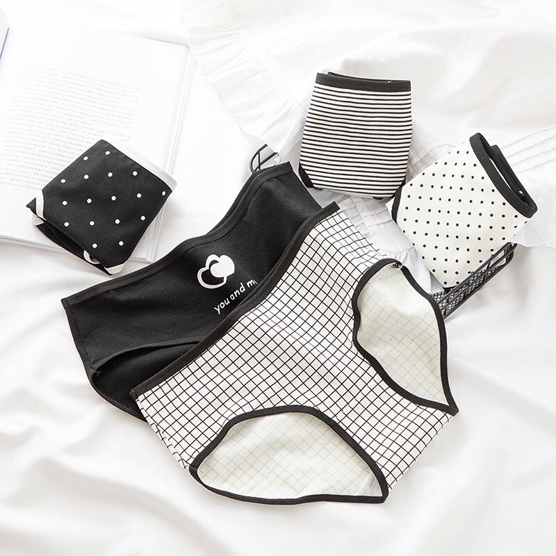Set 3 Quần Lót Cotton Nâng Mông Thông Hơi Co Dãn 4 Chiều Nhiều Mẫu Dễ Thương HAVAVA