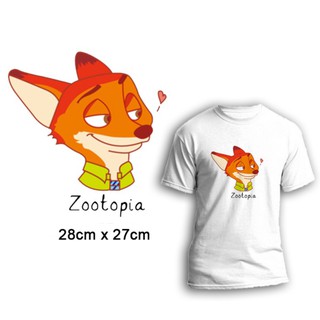 Miếng ủi truyền nhiệt offset dán quần áo hình ZOOTOPIA 04