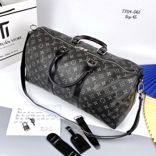 Túi trống du lịch Unisex Louis Vuitton TT04 da bò cao cấp