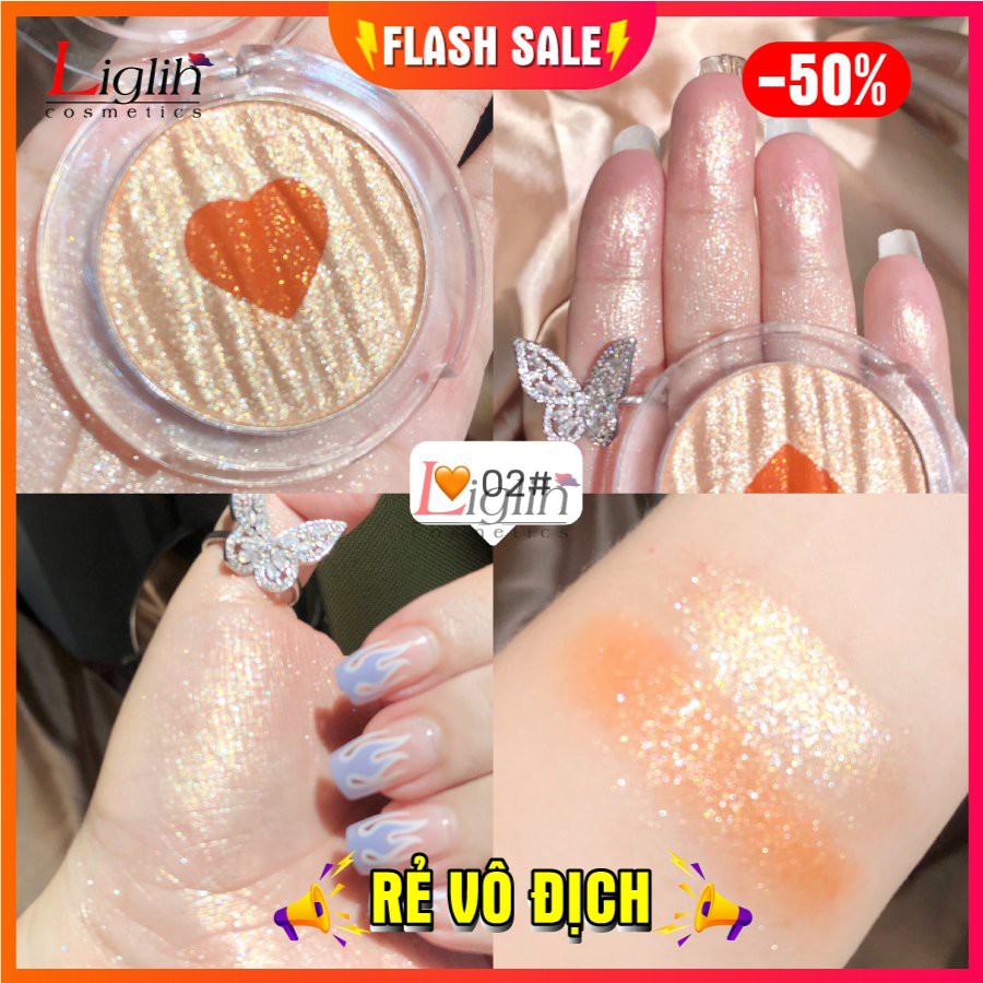 Bắt sáng sweetmint 2 mầu trái tim