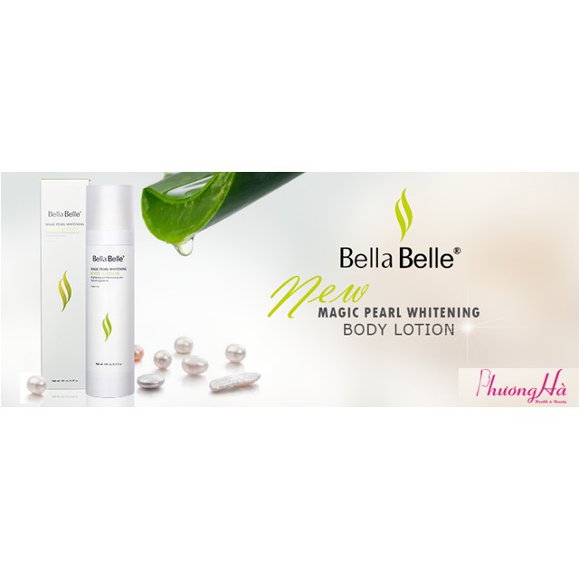 Kem dưỡng trắng da Bella Belle Magic Pearl Whitening Body Lotion