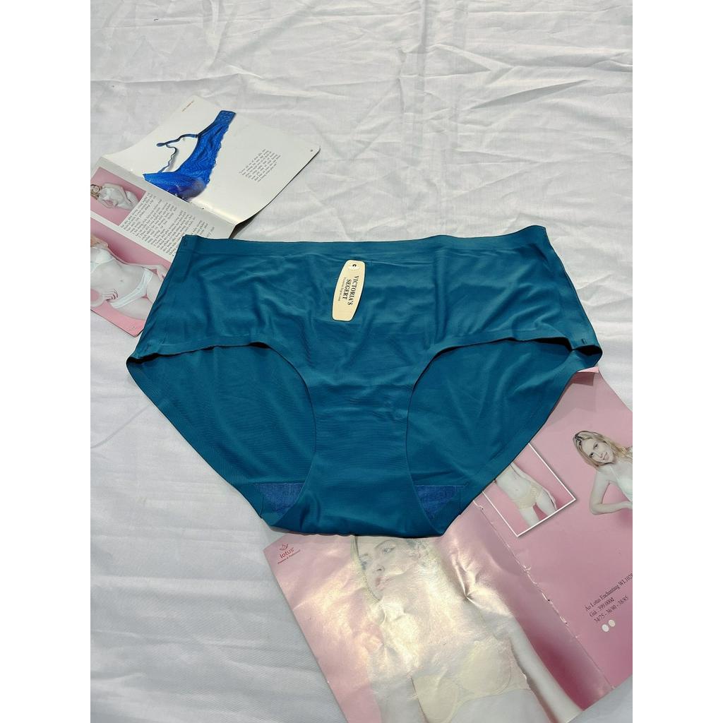 Quần lót nữ su cao cấp phom lớn trơn lưng vừa mềm mại thấm hút mồ hôi thoáng mát freesize từ 55kg-65kg