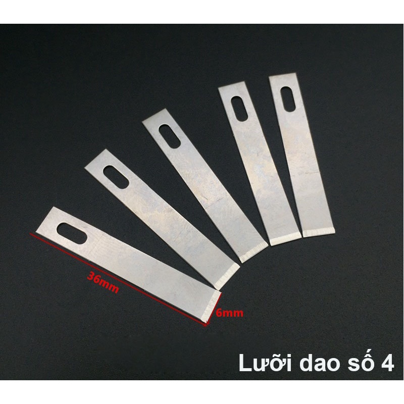 Lưỡi dao mổ số 4,10,11,13,15,16,23 (1 túi 10 lưỡi)