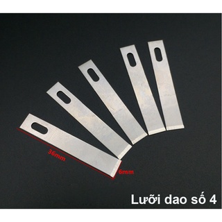 Lưỡi dao mổ số 4 (túi)