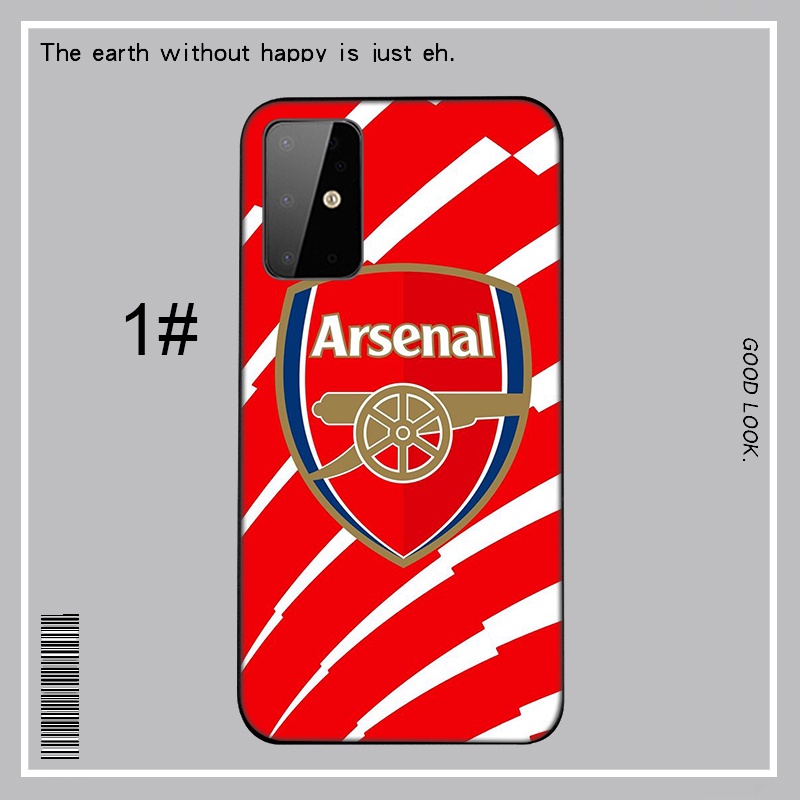 Ốp điện thoại LU7 hình câu lạc bộ bóng đá Arsenal cho Samsung Galaxy A11 A51 A71 A21 A21S A41 A81 A91 M11 M51