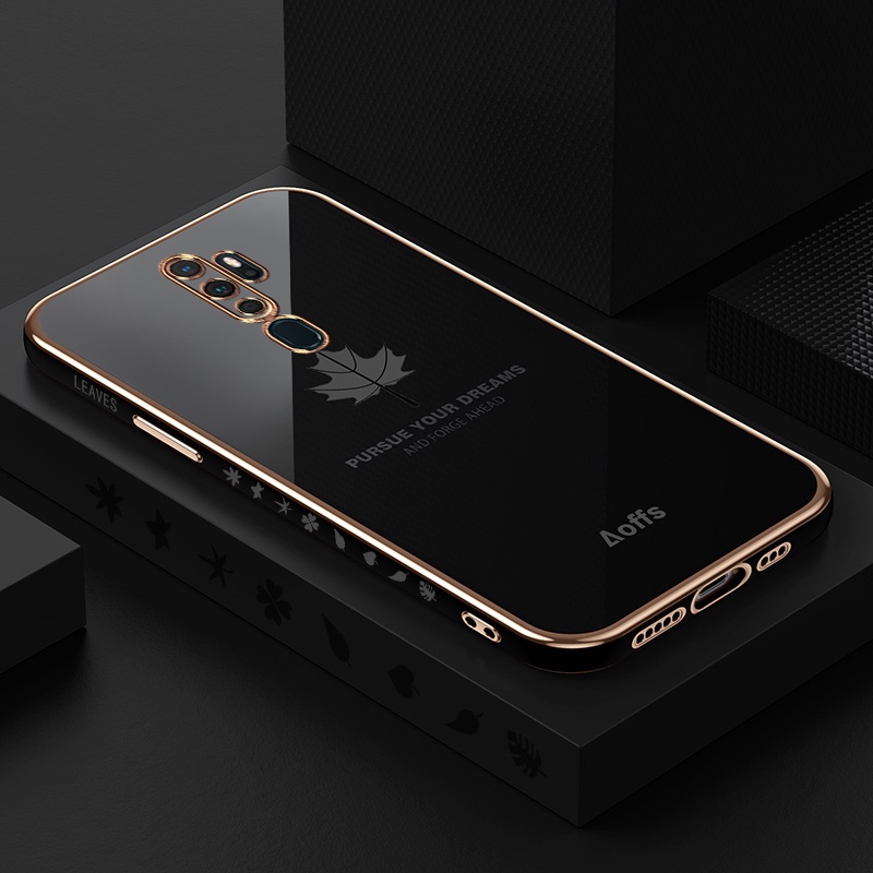 Ốp Lưng OPPO A5 2020 Ốp Lưng OPPO A9 2020 tpu Điện Thoại Họa Tiết Lá Phong Cho