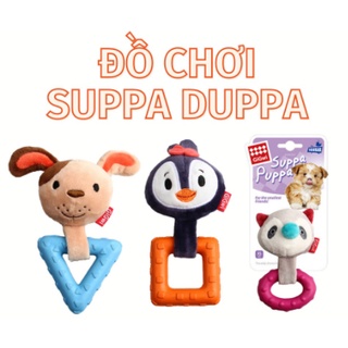 Gigwi thú bông Suppa Duppa với tay cầm nhựa
