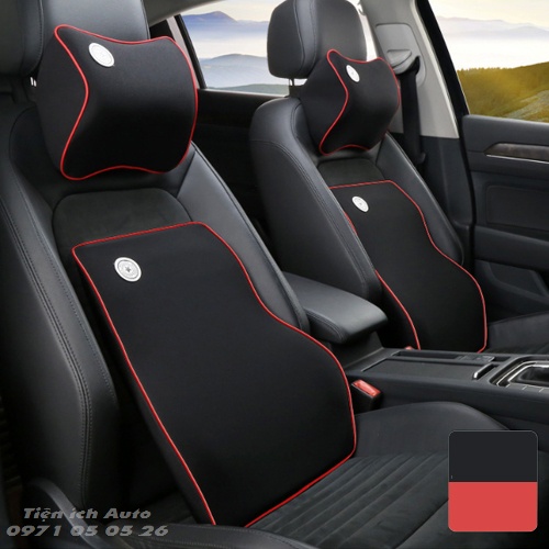 Gối Tựa Đầu, Gối Tựa Lưng Cao Su Non Cao Cấp Dùng Cho Xe Ô Tô, Ghế Văn Phòng | tienich_auto