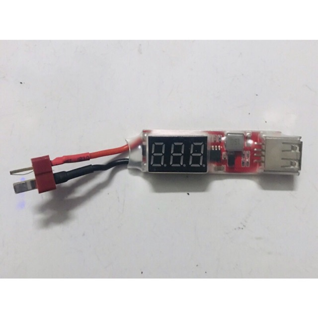 [HCM]Bộ chuyển sạc pin lipo jack T-sạc usb 5V cho điện thoại,đèn led