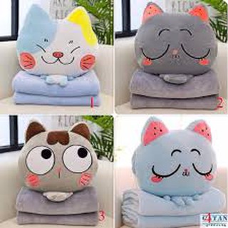 Bộ chăn gối ngủ văn phòng 2 in 1