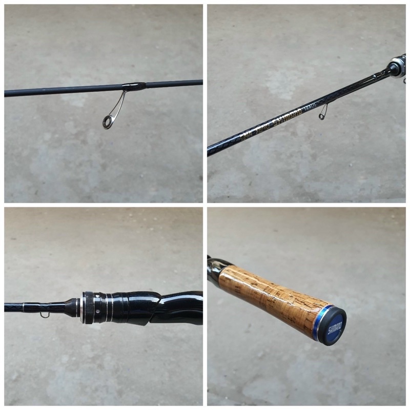 cần UL cán gỗ ngọn đặc chuyên lure siêu bền