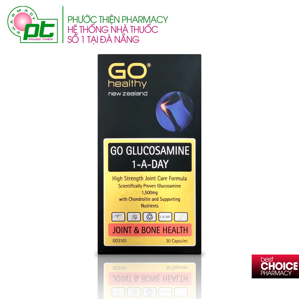 Viên Uống Bổ Khớp Tái Tạo Sụn GO Glucosamine 1 A Day 1500mg 30 Viên