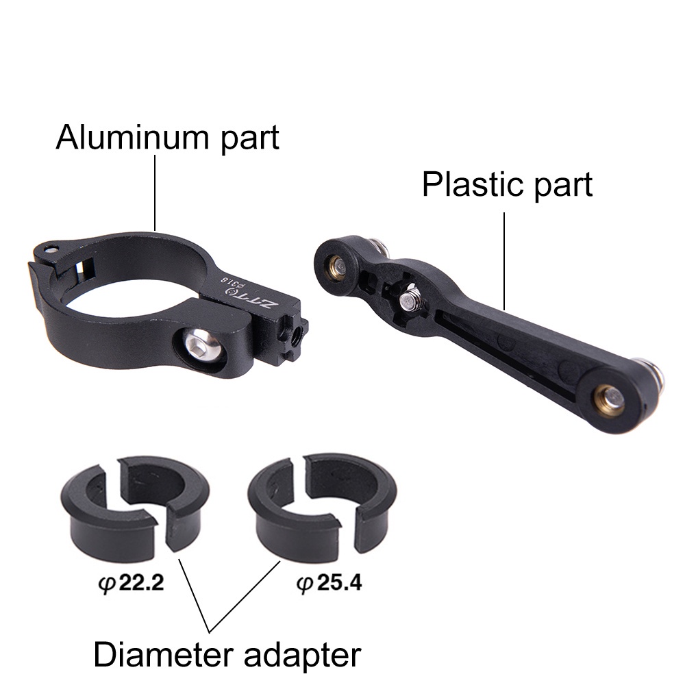 Giá đỡ bình nước Ztto gắn ghi đông xe đạp leo núi mtb 22.2 25.6 31.8 mm