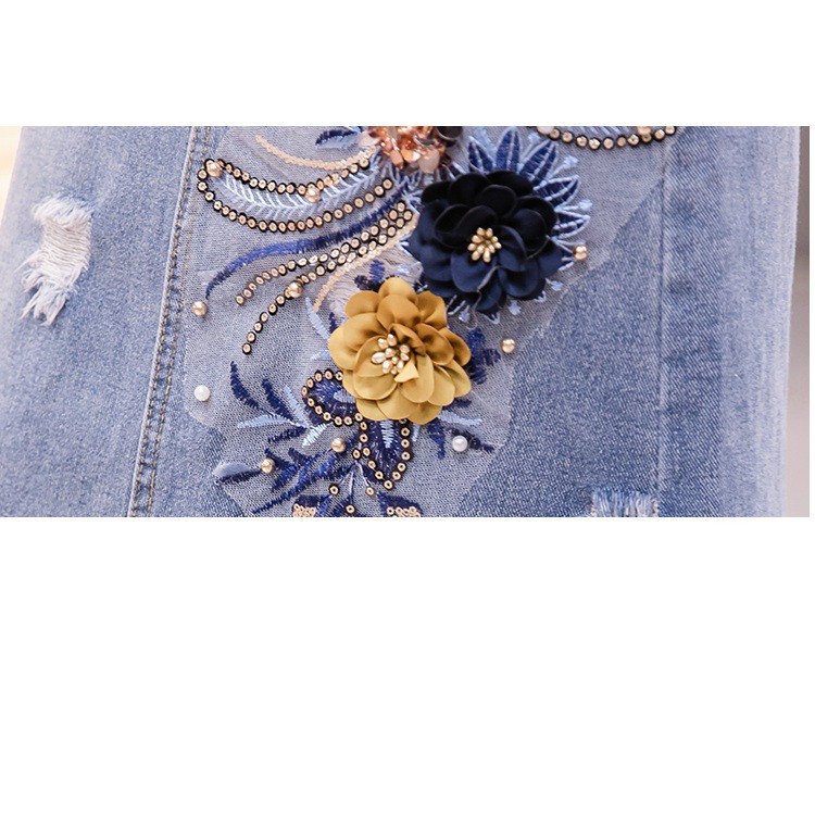 -Hàng nhập khẩu Chân váy jean ngang gối 06 - Chân váy thiết kế C001 Liên hệ mua hàng  084.209.1989 | BigBuy360 - bigbuy360.vn