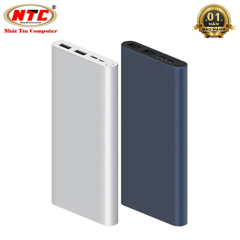 Sạc dự phòng polymer Xiaomi Gen 3 10000mAh PLM13ZM - hỗ trợ 2 cổng sạc nhanh lên đến 18W