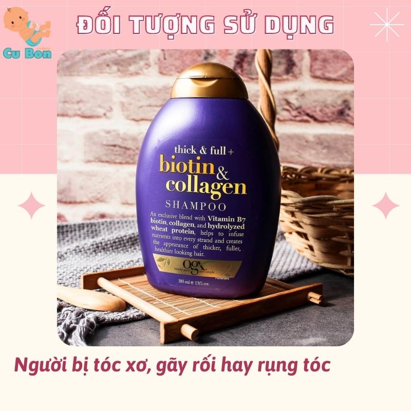 Dầu Gội Đầu đen tóc Biotin 385ml Ngăn Ngừa Rụng Tóc Dưỡng Tóc Chống Khô An Toàn Cho Cả Mẹ Bầu Sau Sinh chuẩn UK rất thơm