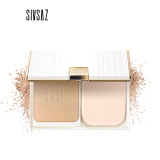 Phấn phủ SIVSAZ che lỗ chân lông kiềm dầu lâu trôi chống thấm nước trang điểm tự nhiên dưỡng ẩm da 8g