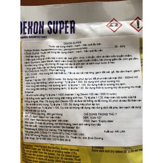 DEXON SUPER sát trùng chuồng hiệu quả lâu bền xuất xứ Hà Lan