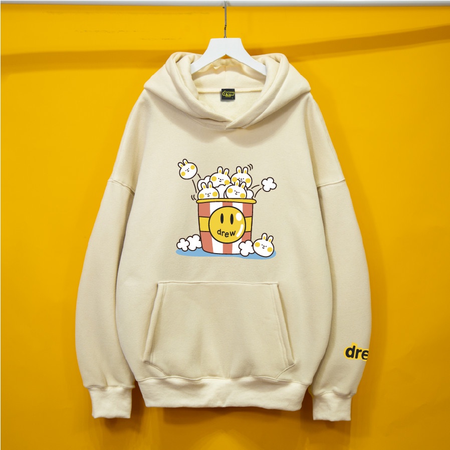 Áo nỉ Hoodie Drew BỎNG THỎ Hogoto shop , Áo hoodie nam nữ nỉ bông cotton