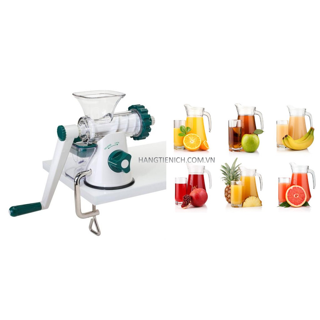 Máy ép chậm cỏ lúa mì Lexen quay tay Healthy Juicer