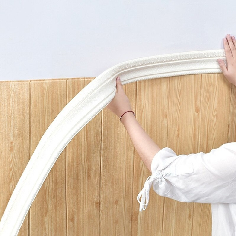 Dải dán trang trí viền tường 3D tự dính chống thấm nước nghệ thuật