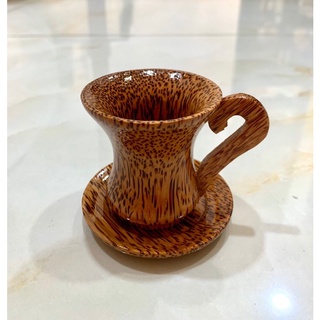Bộ trà gỗ dừa 4 tách, 6 tách