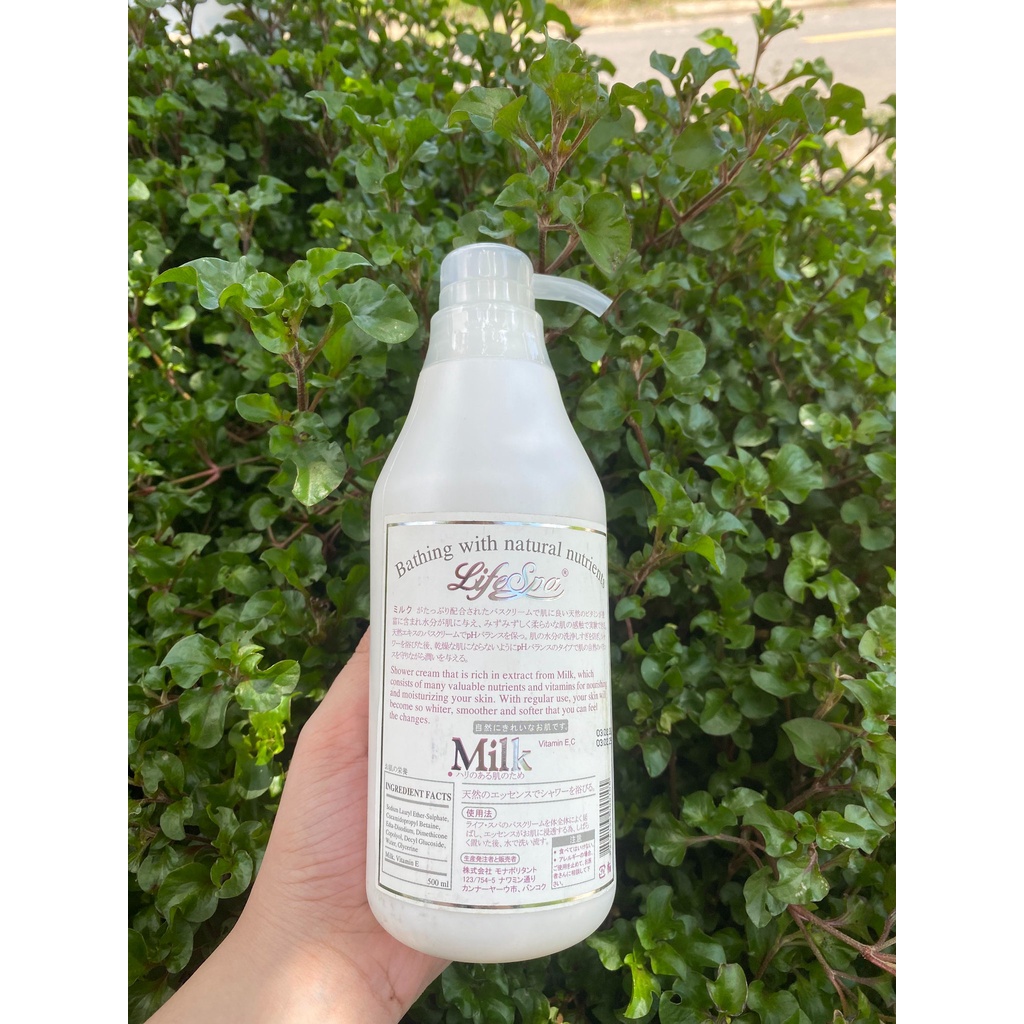 Sữa tắm dê lifespa milk thái lan
