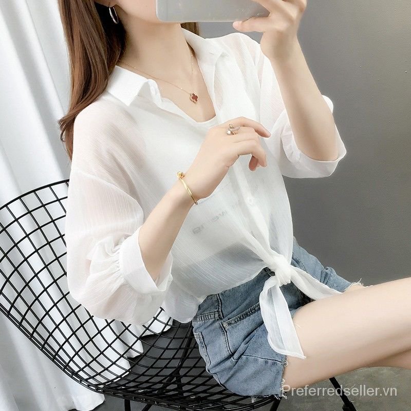 Áo Khoác Lửng Dáng Rộng Thời Trang Mùa Hè 2021 Cho Nữ