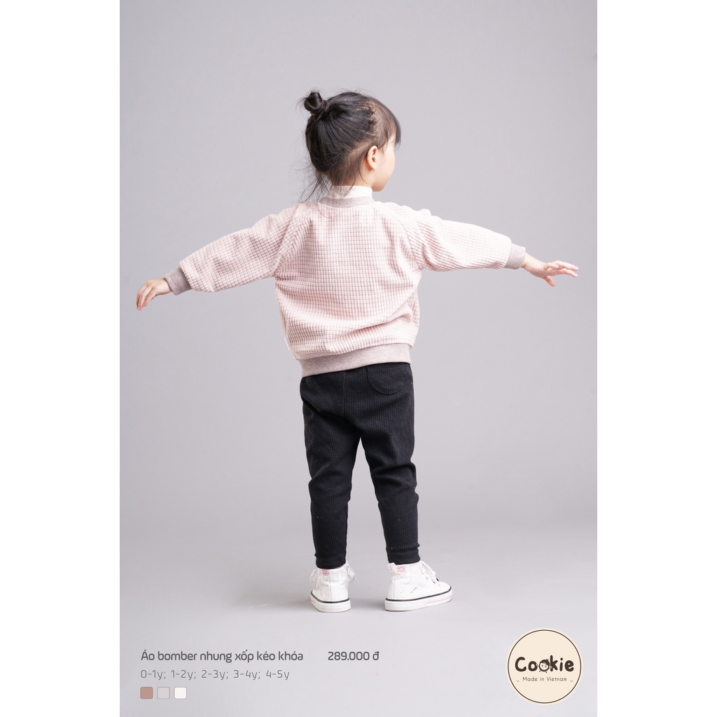 Áo bomber Cookie chất siêu dày ấm cho bé trai bé gái