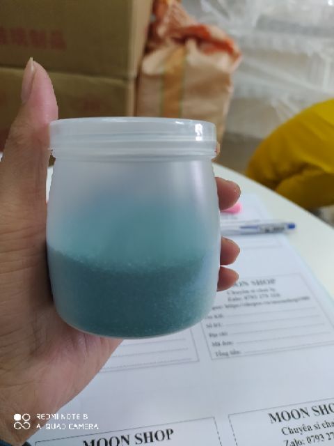 Combo 500 hủ sữa chua nhựa full nắp 100ml