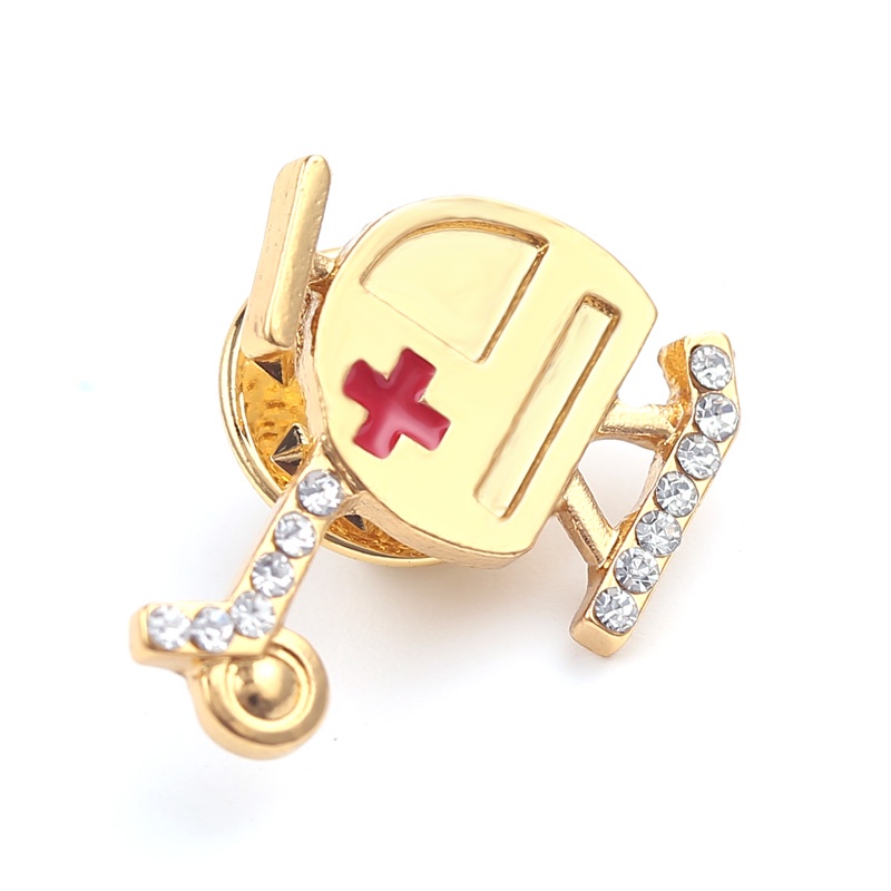 Huy hiệu cài áo hình ống nghe bác sĩ