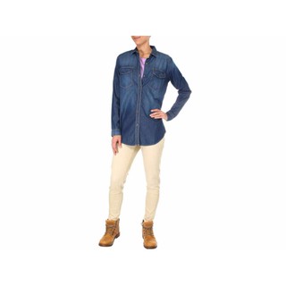 Sơ mi Denim dáng rộng