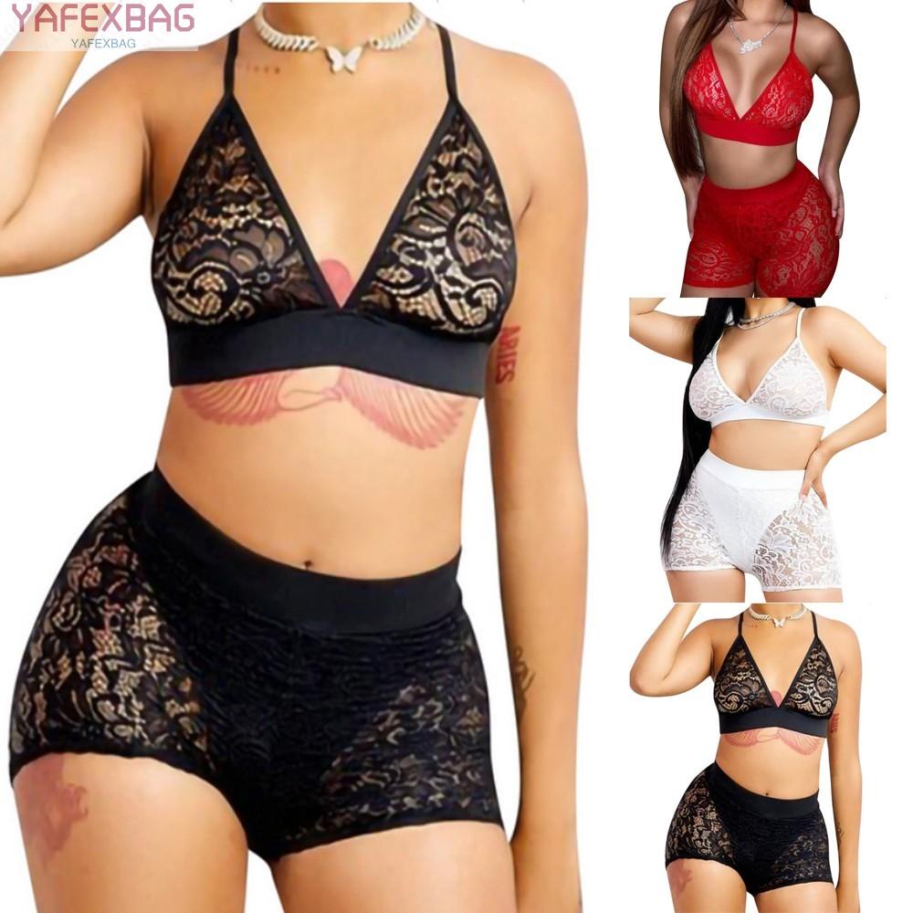 Bộ đồ lót ren hoa xuyên thấu gợi cảm
 | BigBuy360 - bigbuy360.vn