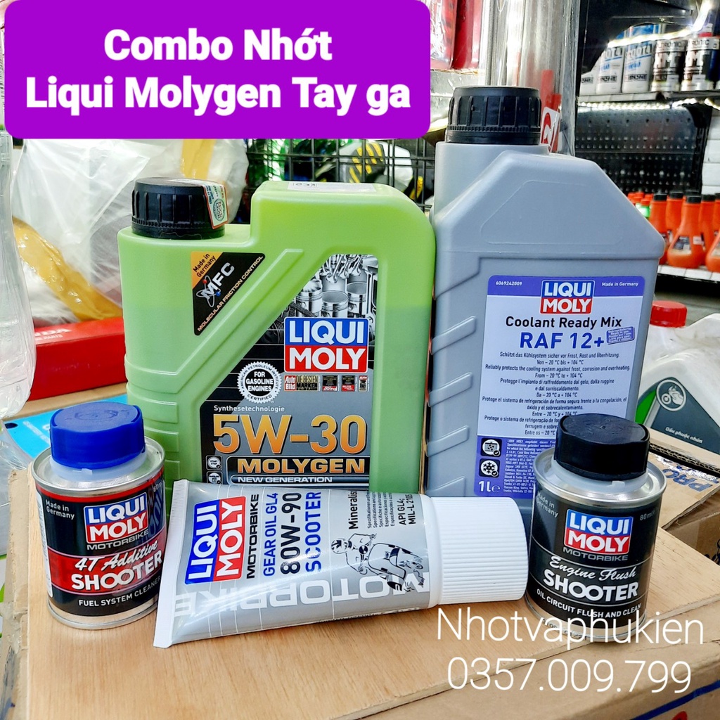 COMBO Nhớt Liqui Tay Ga Cao cấp 5W30, 5W40