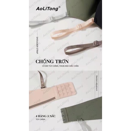 Áo Lót Nữ Su Đúc Cradin Aolitong Không Gọng Nâng Đẩy Ngực 2030