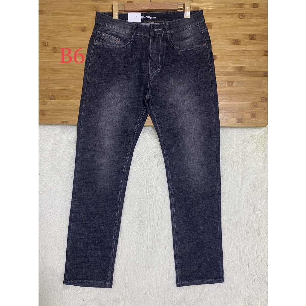 Quần Jeans Nam Cao cấp Ống Suông  Vải dày và cogian.