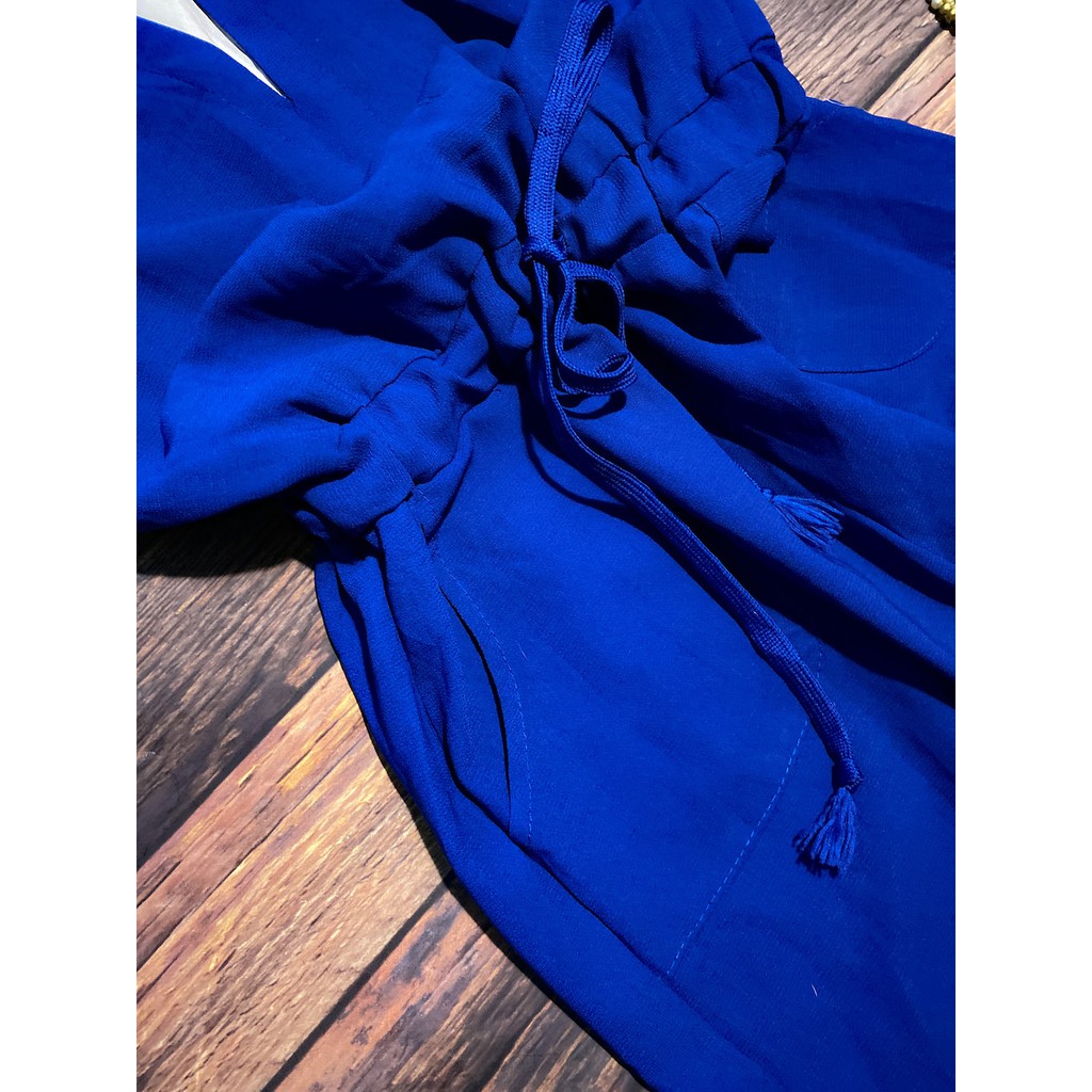 Jumpsuit Xanh trắng