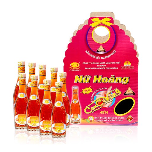 Xách 10 chai NƯỚC MẮM NỮ HOÀNG  -