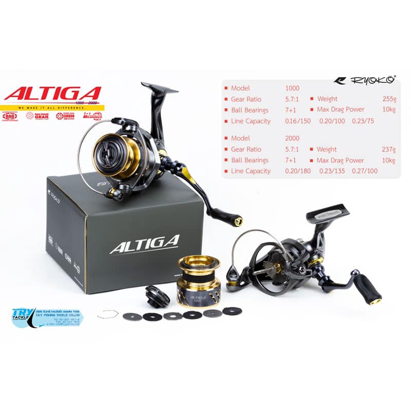 Máy câu Ryoko Altiga Ryoko Việt Nam Dòng Máy Câu Được Ở Khu Vực Ngọt, Mặn, Lợ