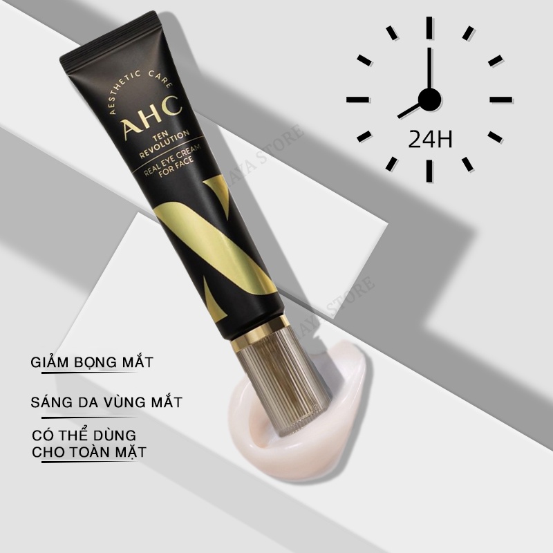 Kem mắt AHC Time Rewind Real Eye Cream For Face 12ml - 30ml