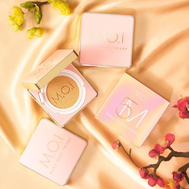❌❌ 1 cushion tặng 1 cushion - Phấn phủ 𝟱𝗠 𝗕𝗮𝗯𝘆 𝗦𝗸𝗶𝗻 𝗖𝘂𝘀𝗵𝗶𝗼𝗻 - M.O.I
