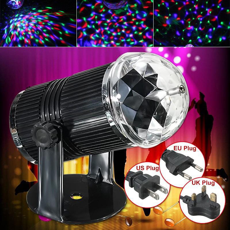 [ĐÈN SÂN KHẤU] Đèn Mini Chớp 7 Màu 3 Bóng LED Lớn Chớp Nháy Tự Động