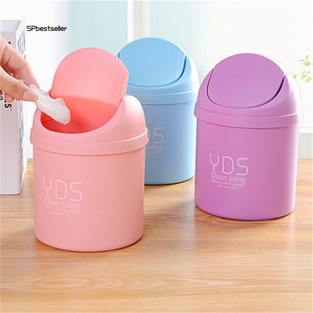 Thùng rác mini để bàn kiểu dáng sáng tạo cho phòng khách/ bàn làm việc