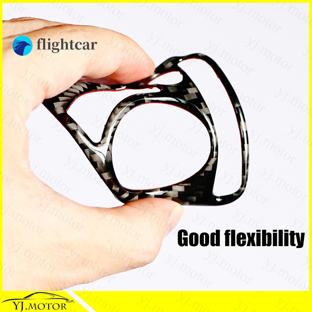 Miếng Dán Trang Trí Vô Lăng Xe Hơi Honda Civic FC 2016-2020 Bằng Sợi Carbon