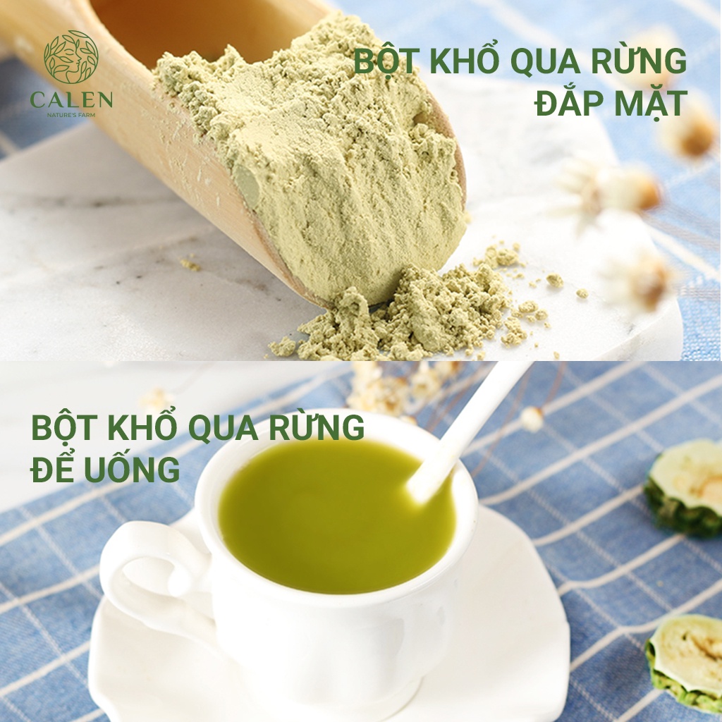 Bột khổ qua nguyên chất, mặt nạ bột khổ qua Calen Mask