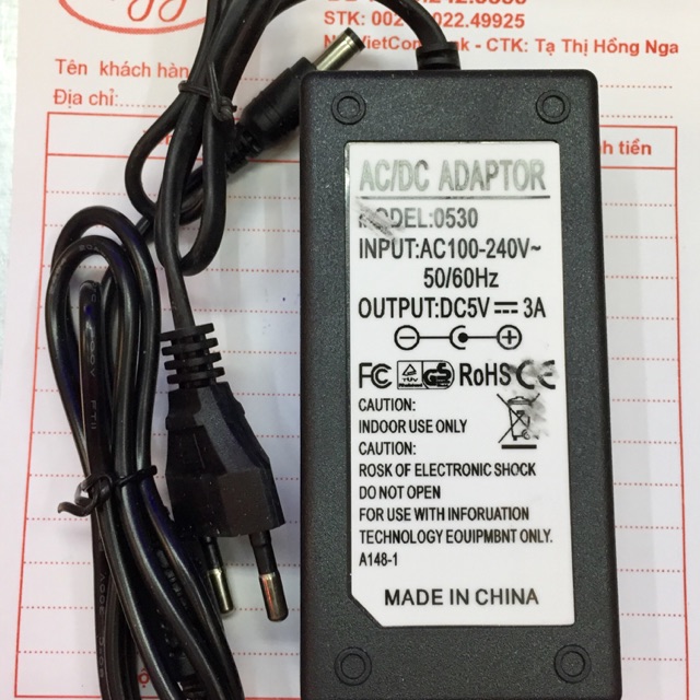 Nguồn adapter 5v-3a