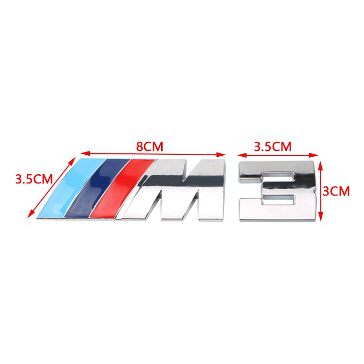 Logo Trang Trí Xe Hơi Bmw M1 M2 M3 M4 M5 M6 MX3 / 5 / 6