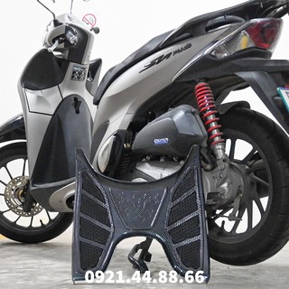 Thảm lót xe máy, thảm để chân xe máy sh mode 2020 2021 cacbon giá rẻ