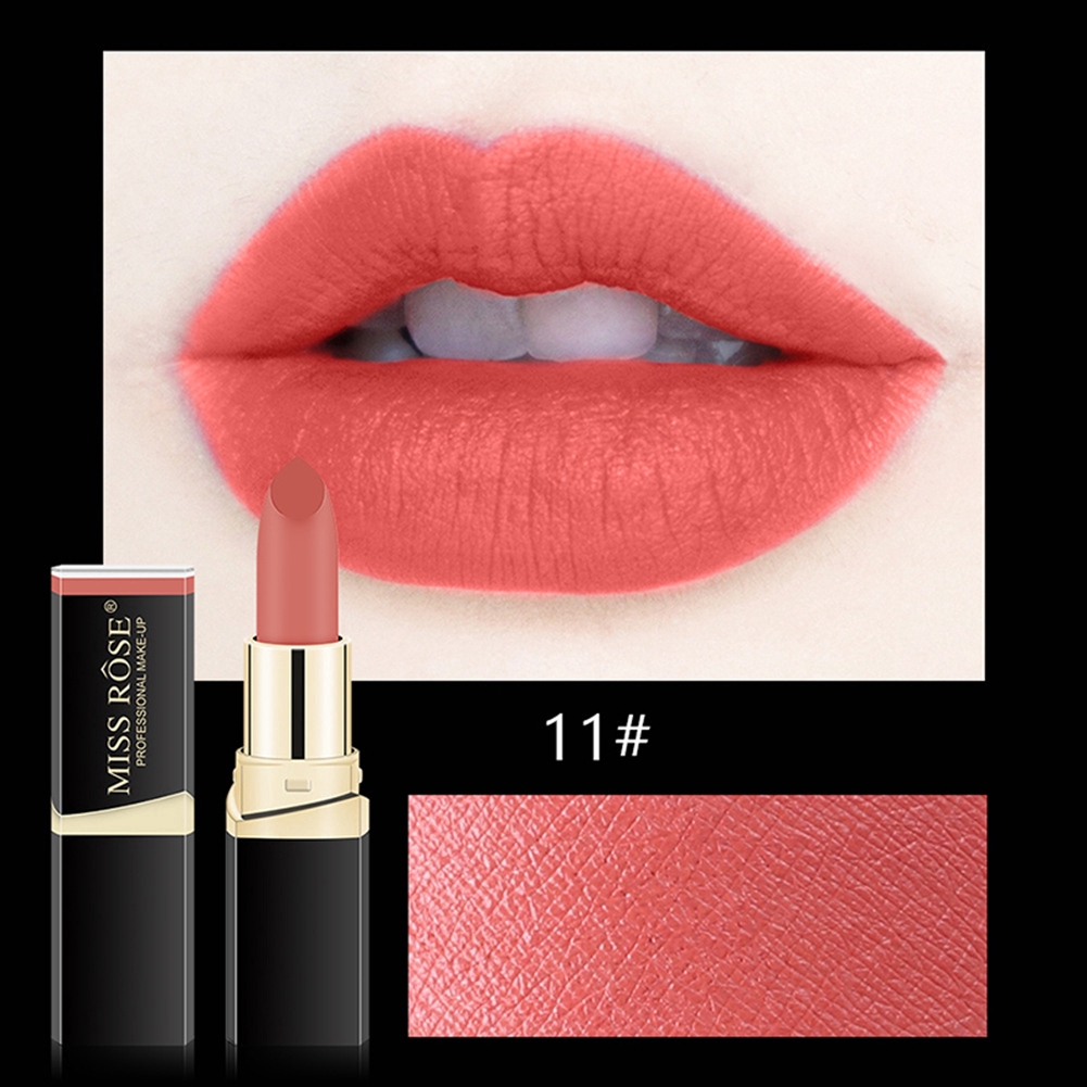[Hàng mới về] Thỏi son môi Miss Rose 12 màu tùy chọn