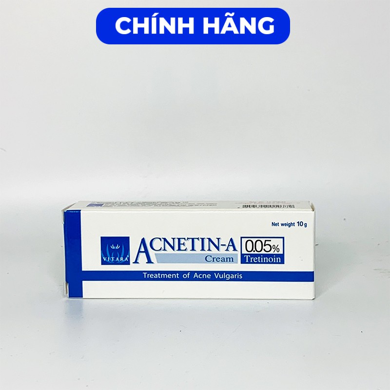 Acnetin A [CHÍNH HÃNG] Kem ngừa mụn chống lão hóa da Acnetin A 0.05% 10g | BigBuy360 - bigbuy360.vn